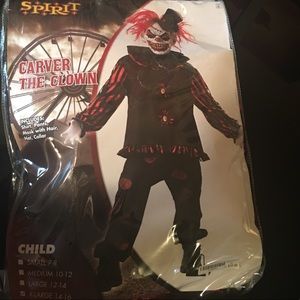 Scary clown costume